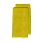 Set of 2 Chunky Linen Dish Towels – Lime