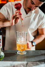 Footed Cocktail Mixing Glass