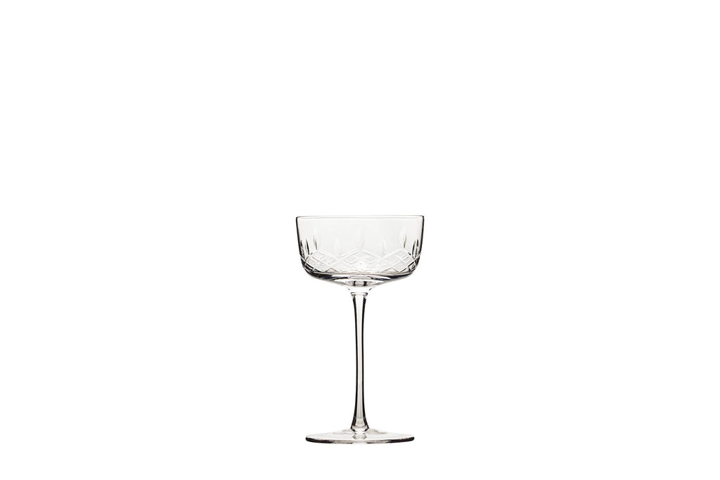 Crystal Cut Monarch Coupe - 8.5oz