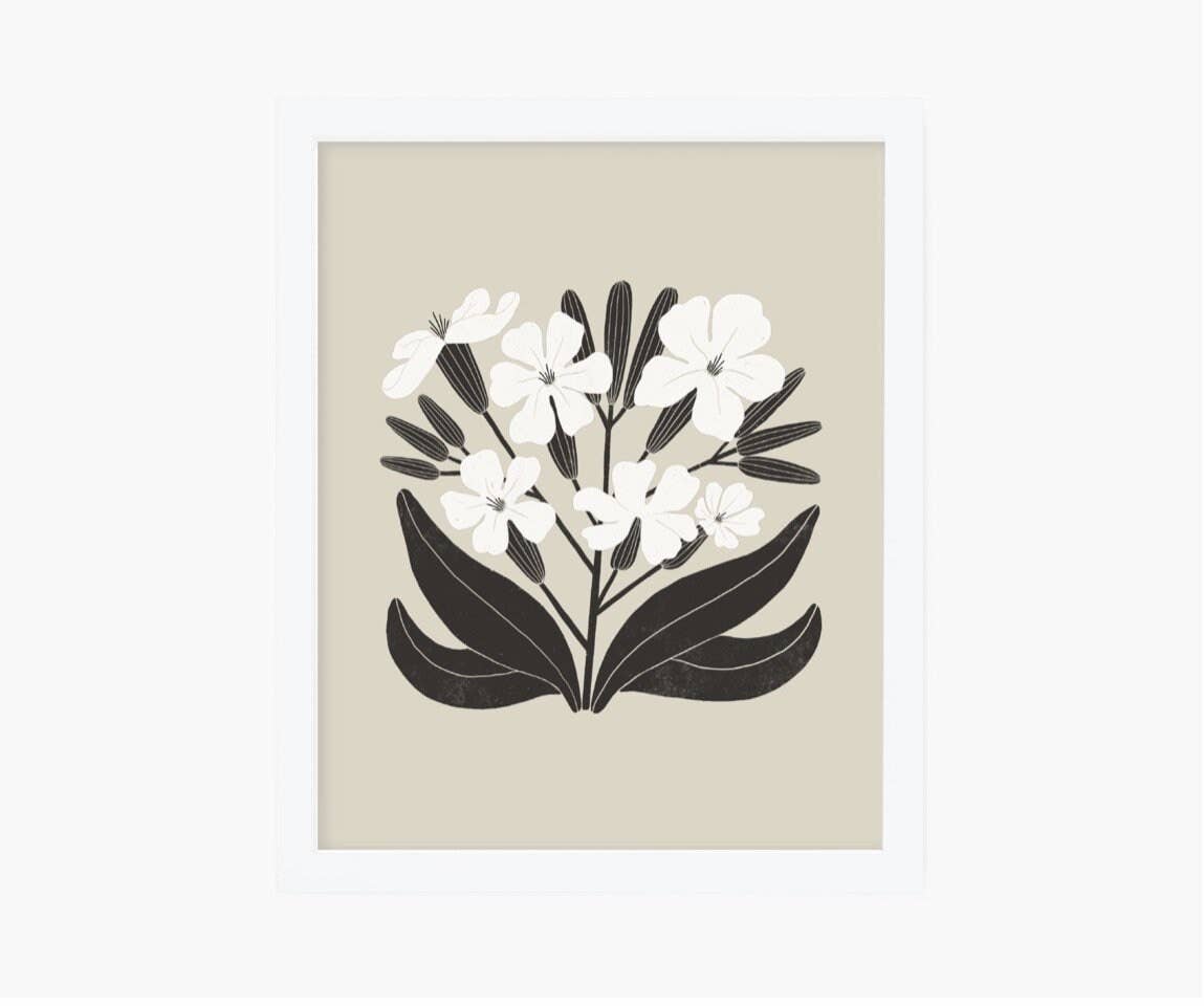 Modern Botanical 02 Art Print