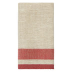 Natural and Red Stripe Kitchen Towel