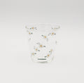 Set of 6 Hand-Painted 60's Daisy Fields Glass Tumblers