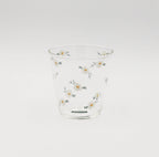 Set of 6 Hand-Painted 60's Daisy Fields Glass Tumblers