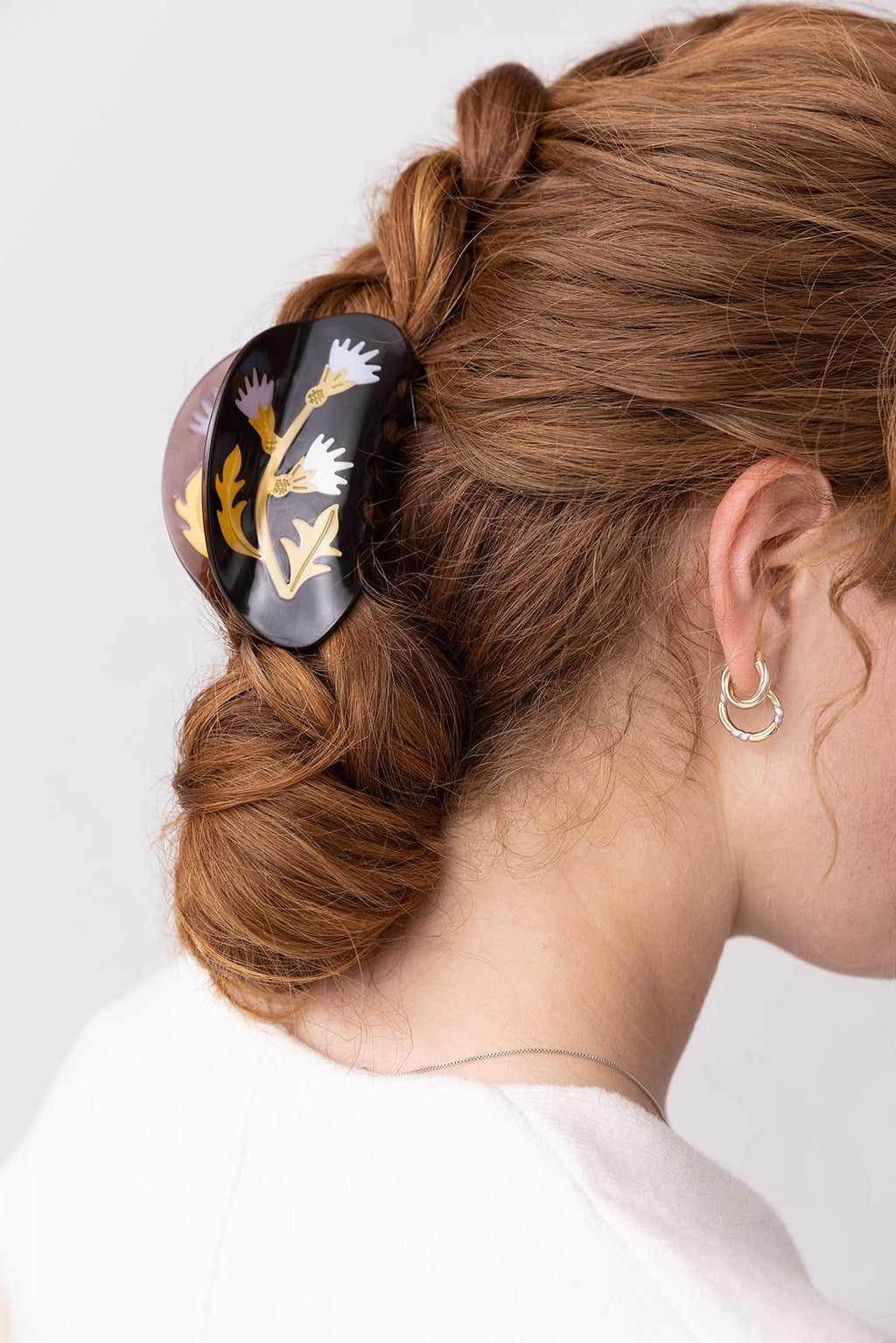 Milk Thistle Claw Clip