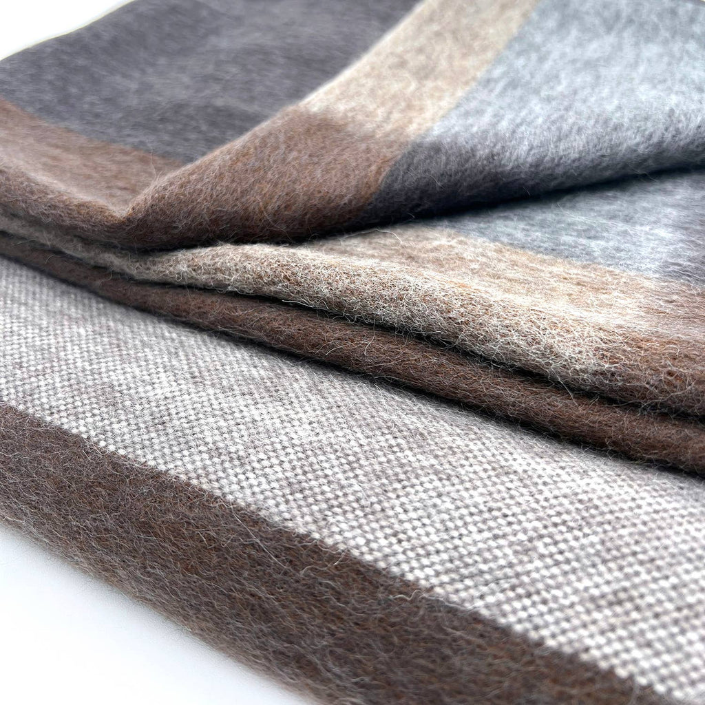 Alpaca Throw Blanket – Woodland