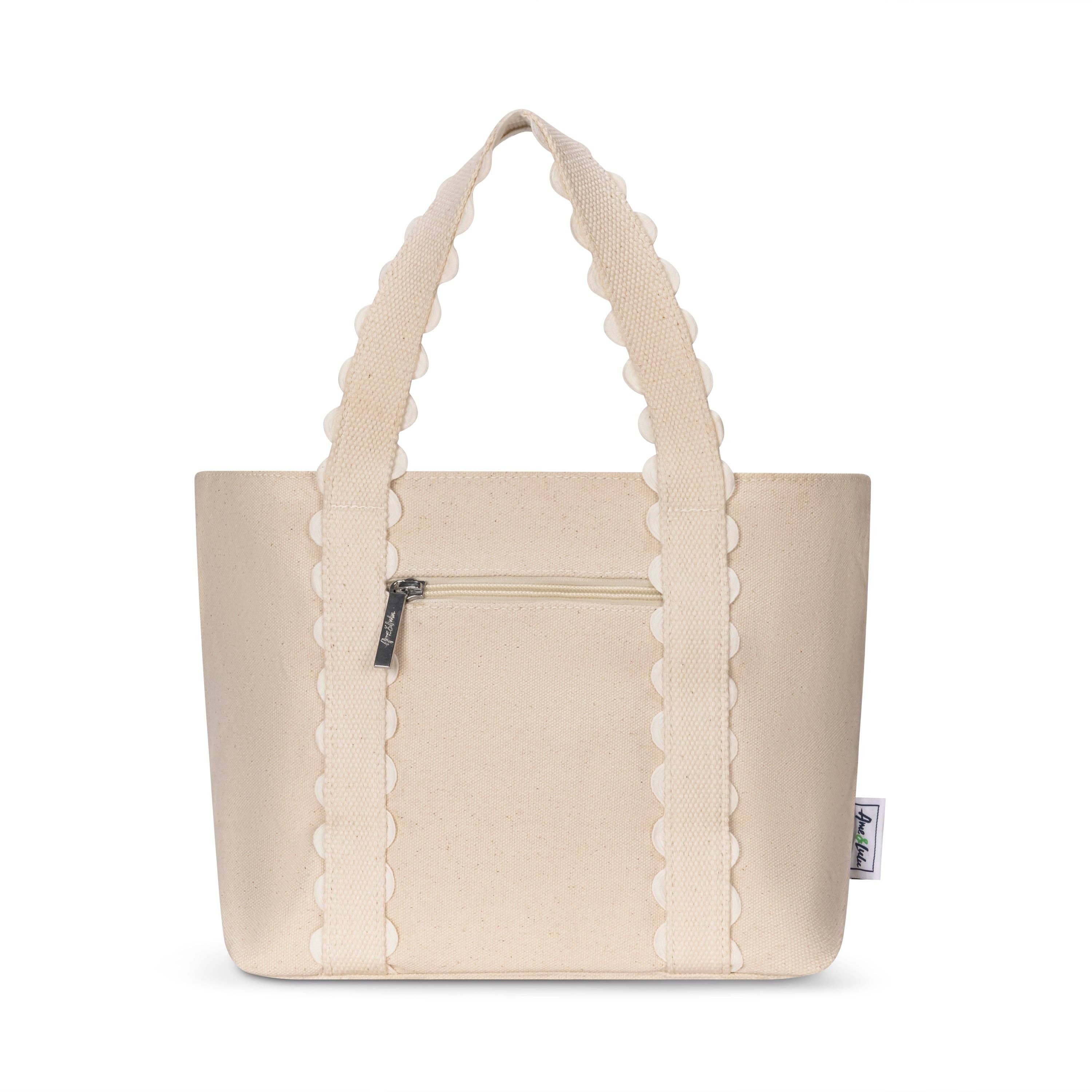 Mini Nantucket Tote – White