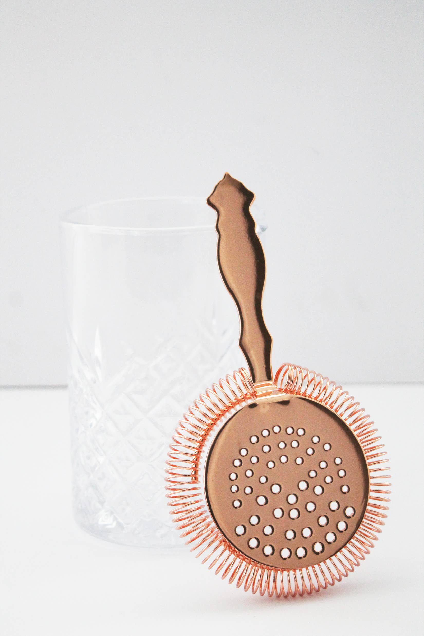 Copper Glass 4-Piece Barware Set