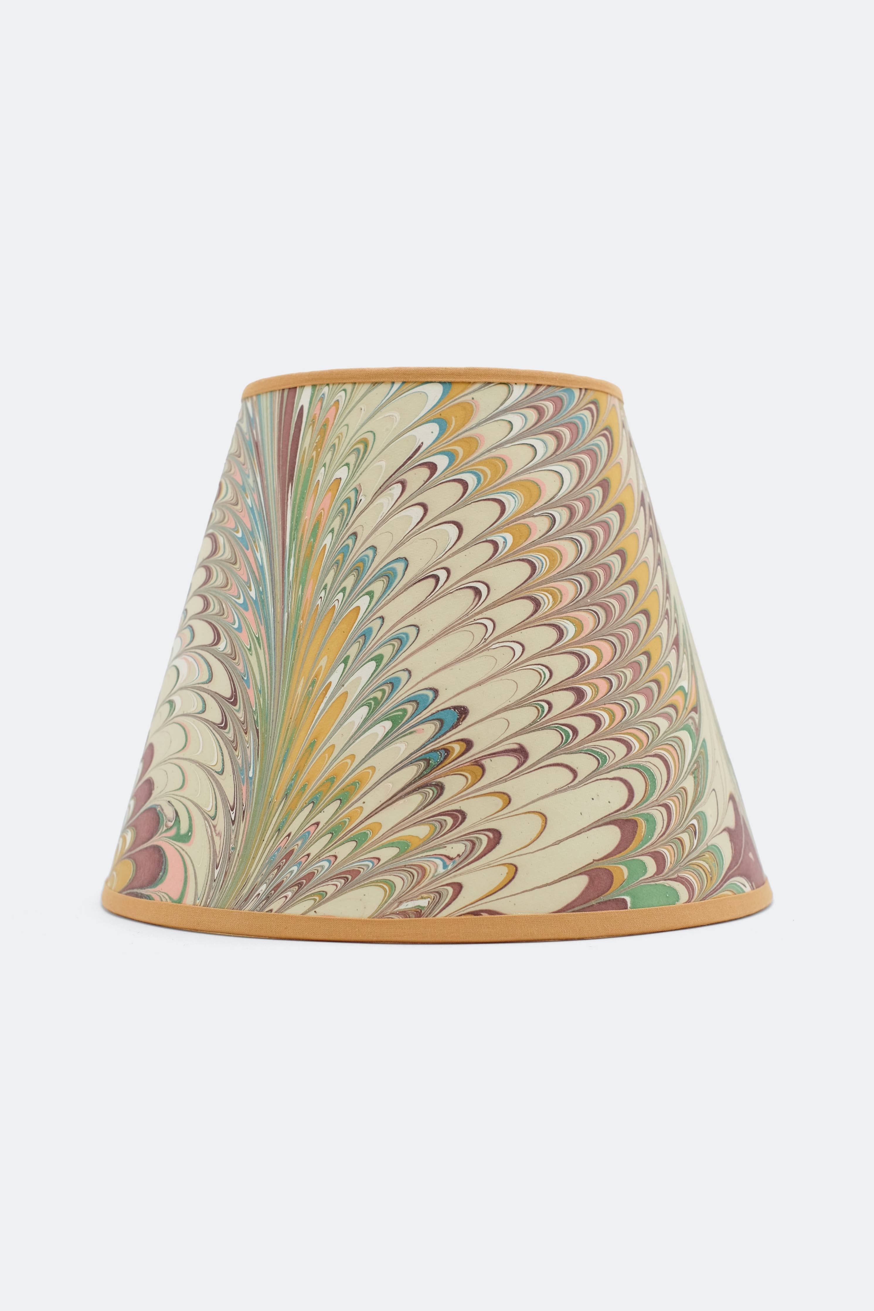 Hand-Marbled Empire Lampshade