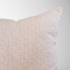 Aurora Block Print Throw Pillow - Nude