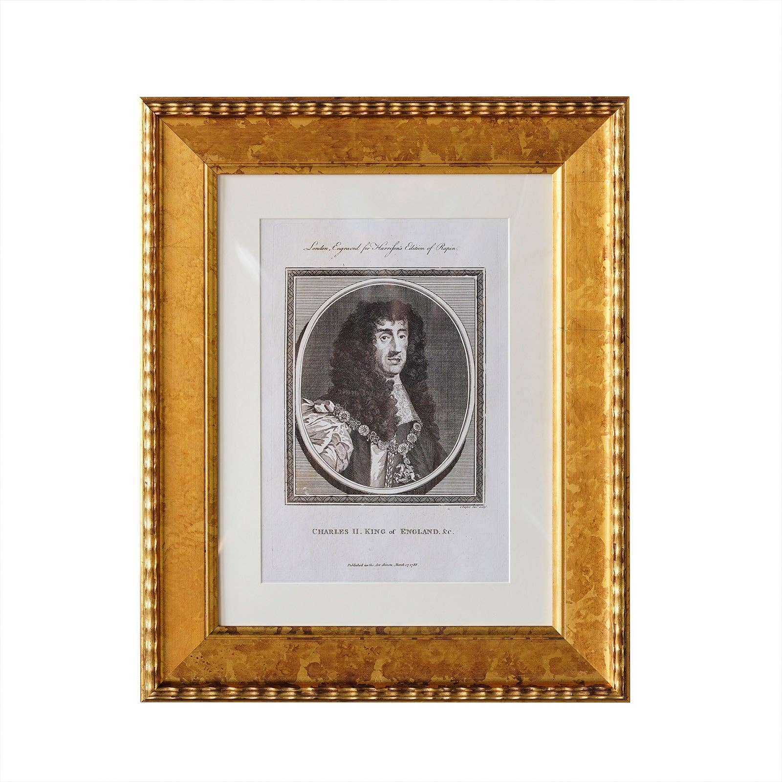 Sussex Matted Gold Frame with Stand