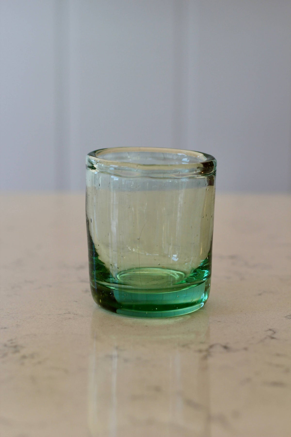 Handblown Mini Tumbler in Seaglass