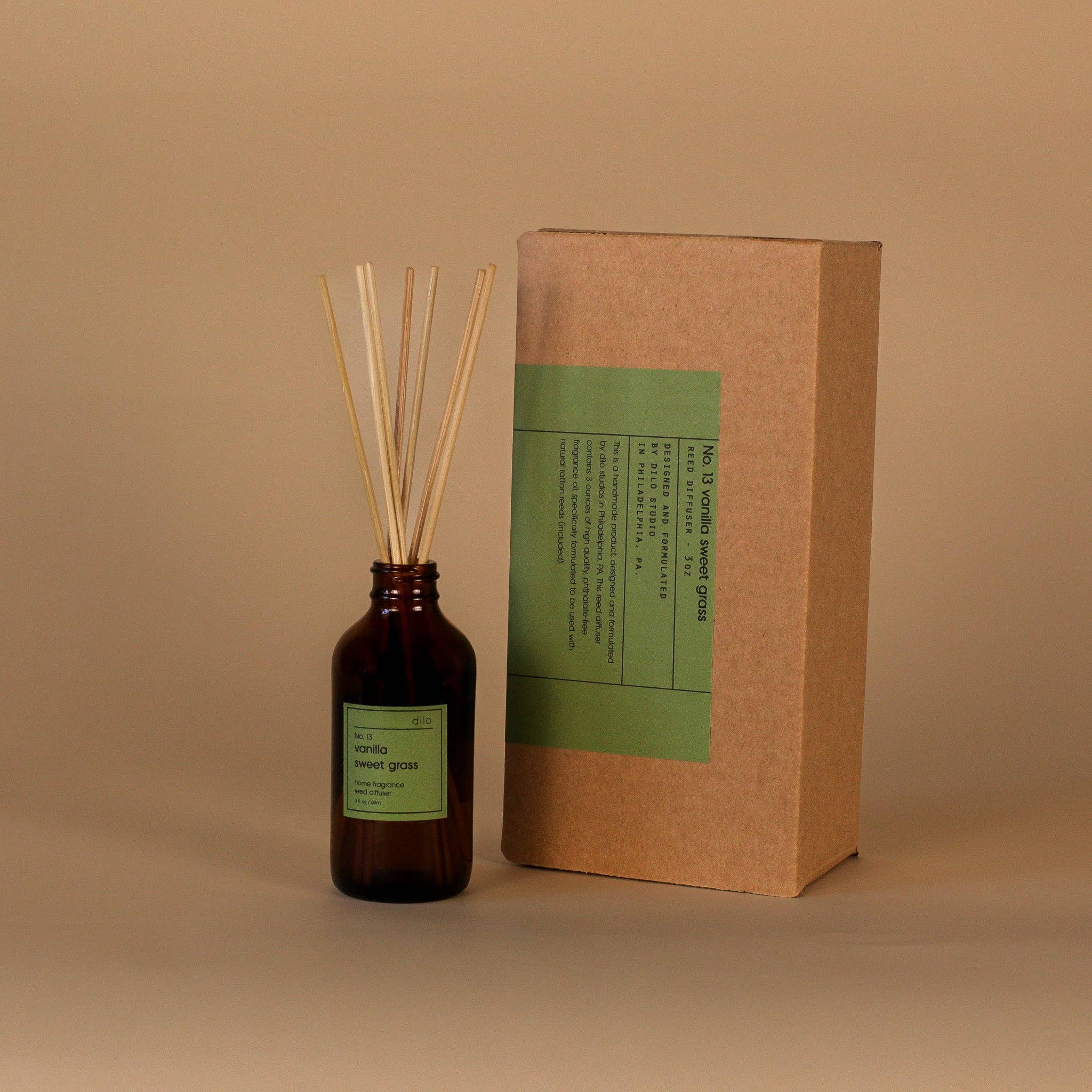 No. 13 Vanilla Sweet Grass Reed Diffuser
