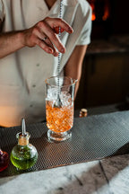 Footed Cocktail Mixing Glass
