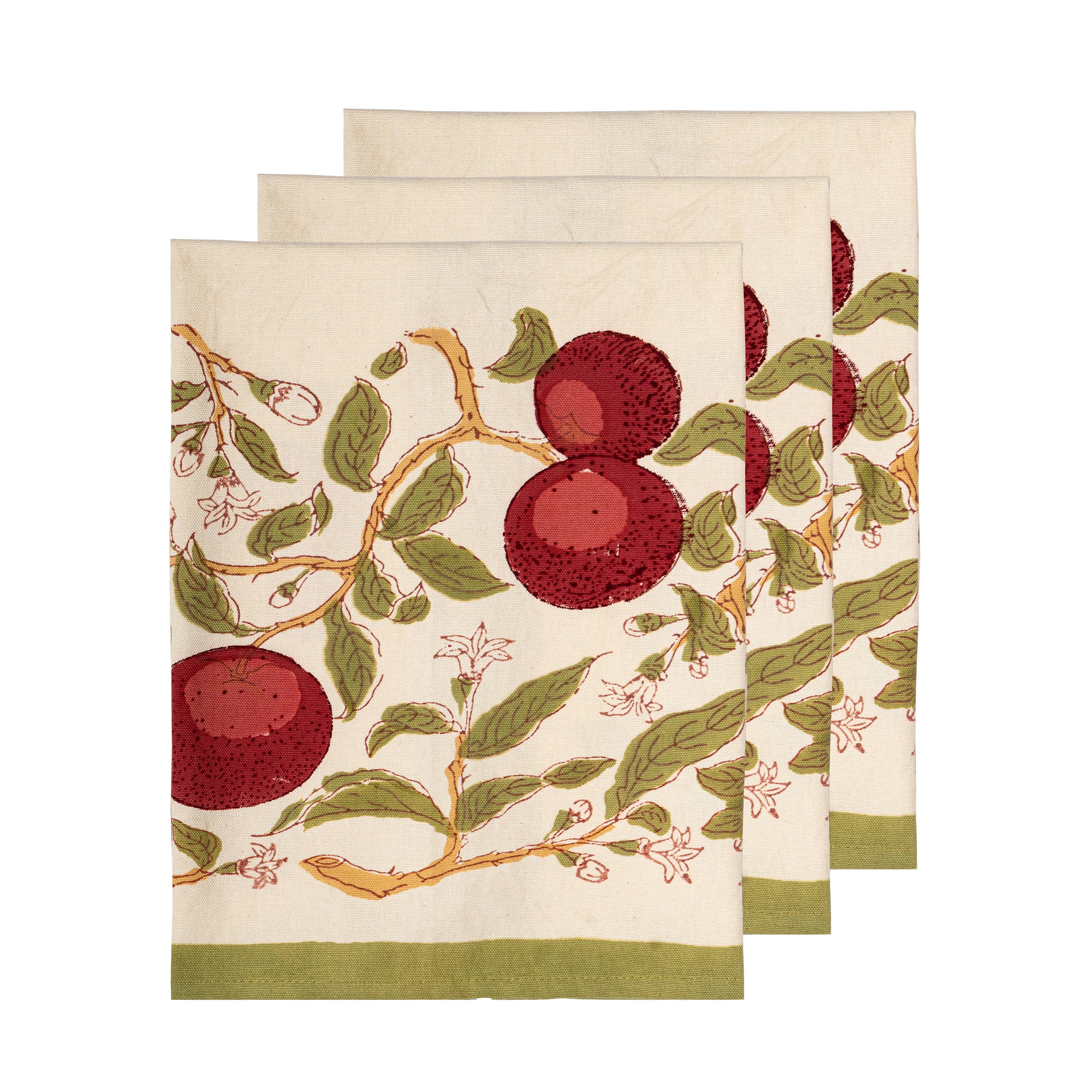 Orange Tree Dish Towels