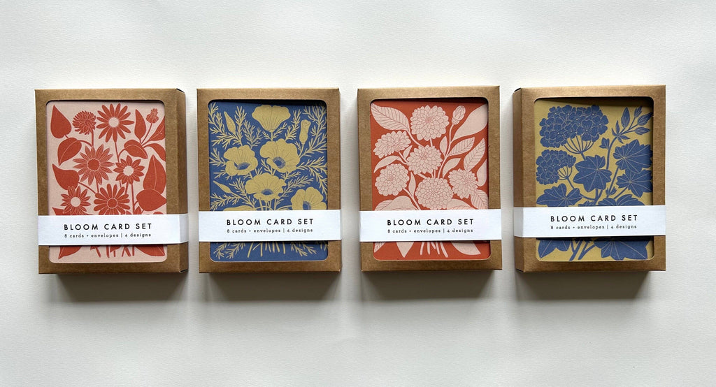 Bloom Assorted Floral Card Set – 8 Blank Cards With Envelopes
