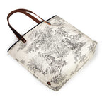 Cream & Coal Toile All Day Tote