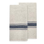 Natural and Blue Stripe Kitchen Towel